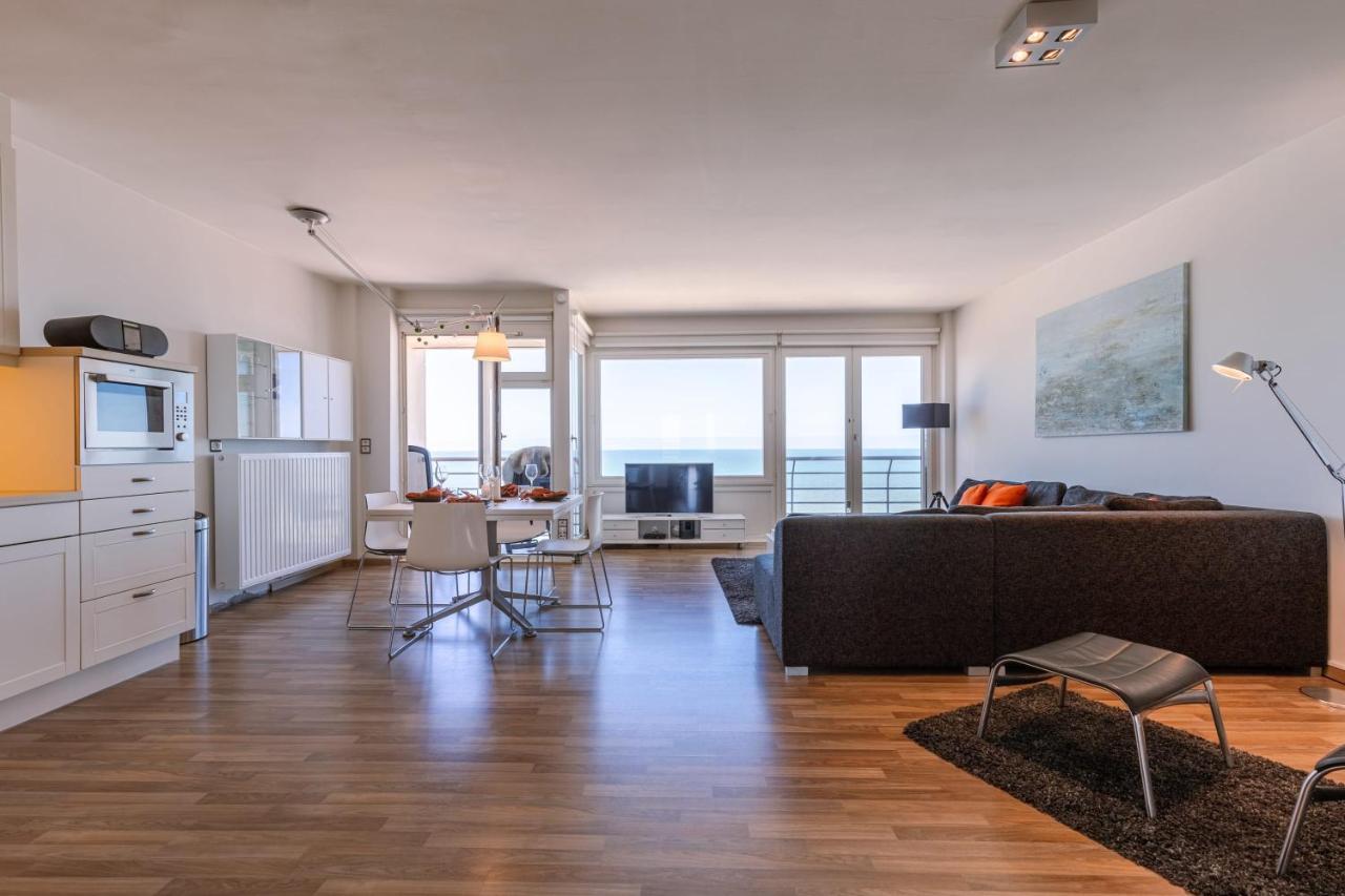 Excellent Southern Furnished Apartment With Beautiful Sea View Nieuwpoort Exterior photo